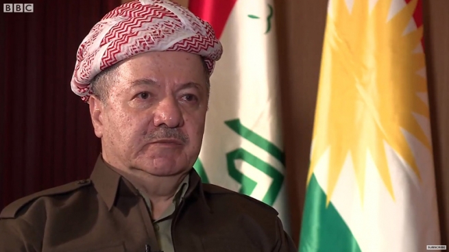  	 سەرۆک بارزانی: کەرکووک داگیر کراوە.. ناردنی هێزی پێشمەرگە بۆ عه‌فرین کێشەکە چارە ناکات 
